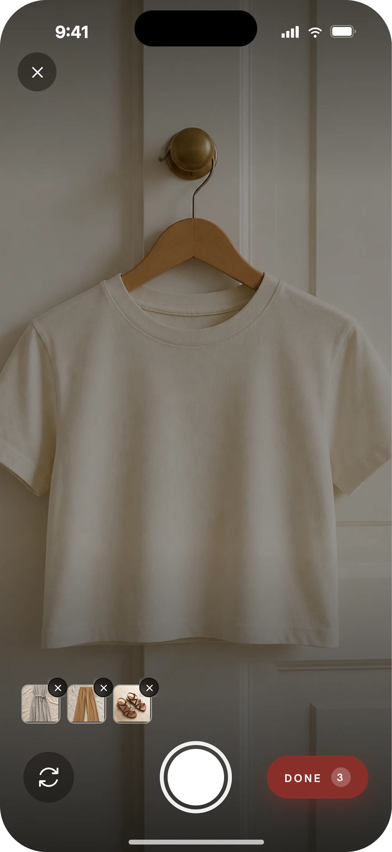 Add your clothes