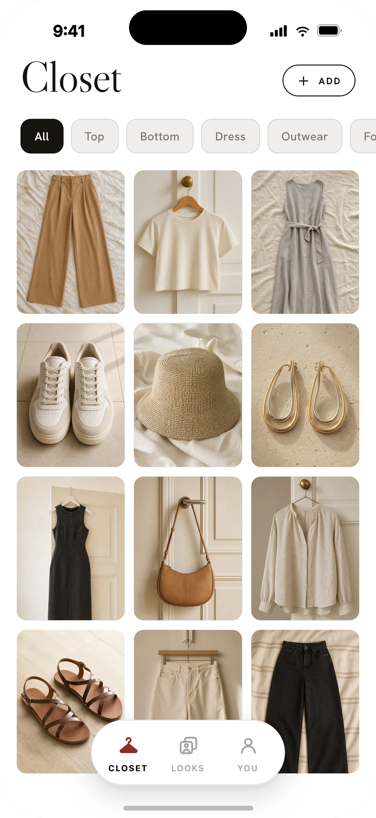 Add your clothes